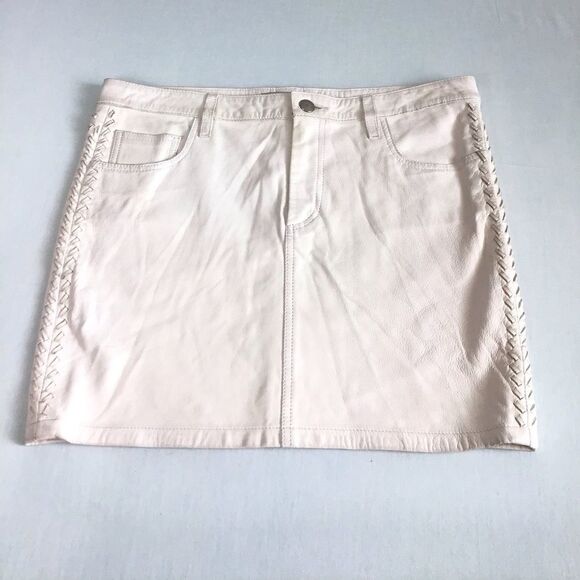 IRO Wirt Genuine Leather Skirt Size 38 - Picture 2 of 11